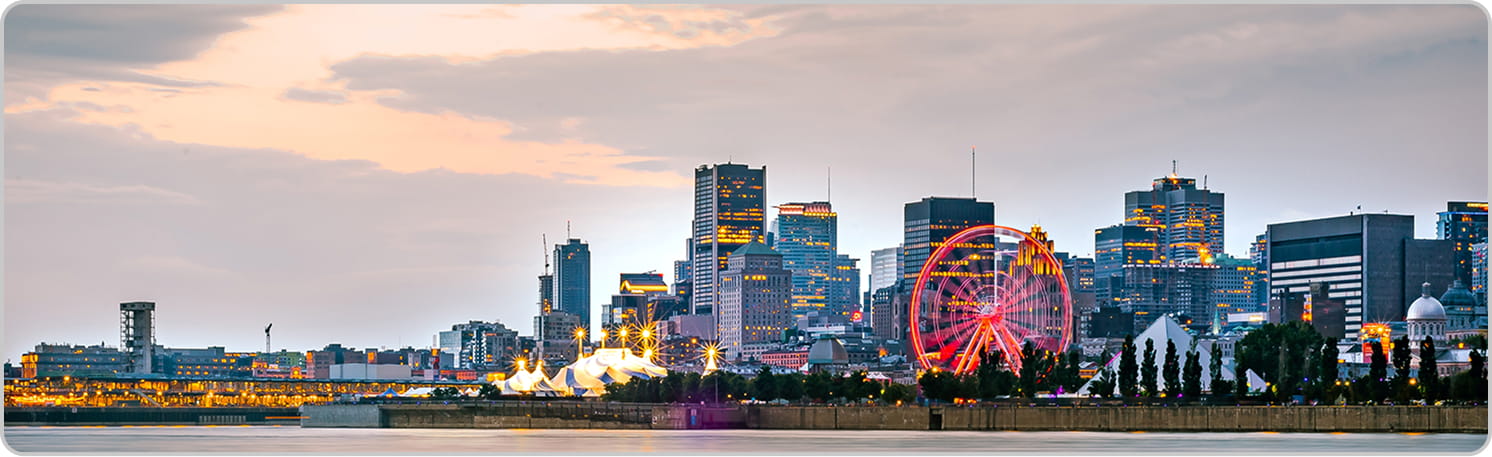 Montreal city skyline in high resolution.