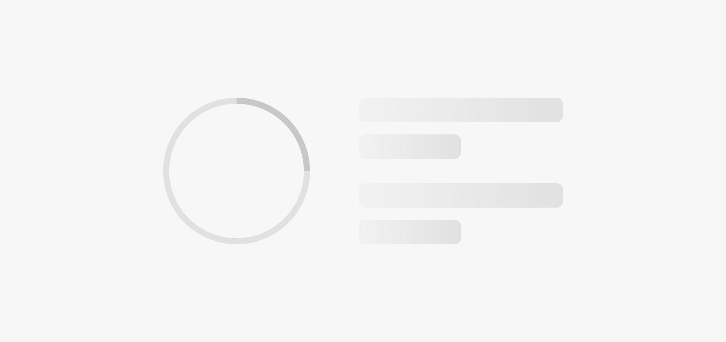 Abstract pattern representing loading states with skeleton and spinner.